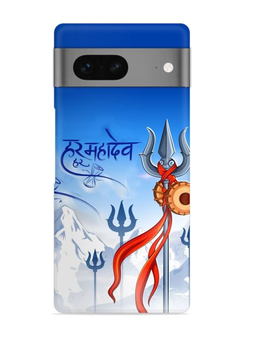 Har Har Mahadev Trishul Snap Case for Google Pixel 7 Zapvi