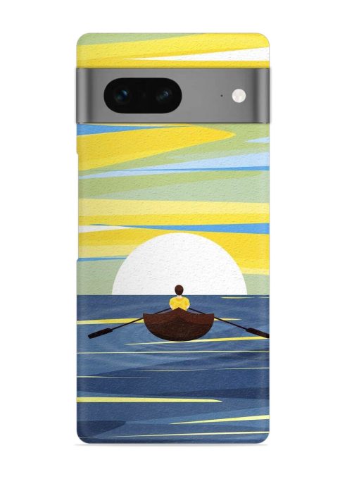 Rowing Person Ferry Paddle Snap Case for Google Pixel 7 Zapvi