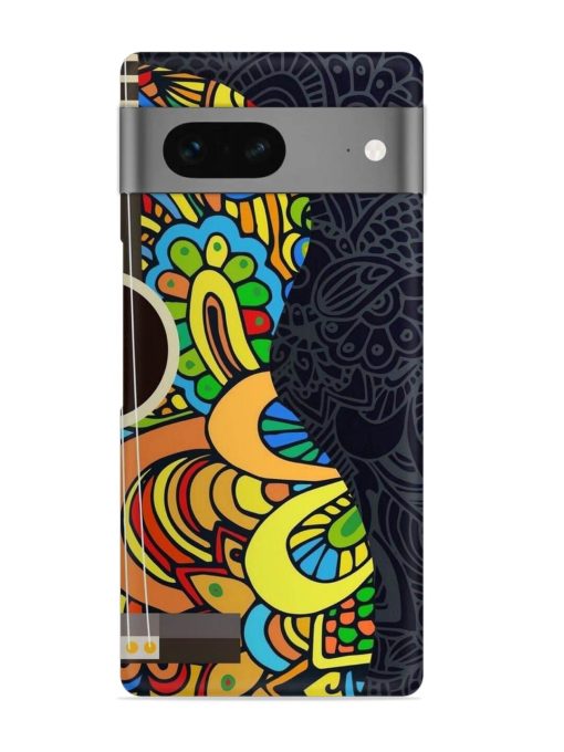 Guitar Vector Art Snap Case for Google Pixel 7 Zapvi