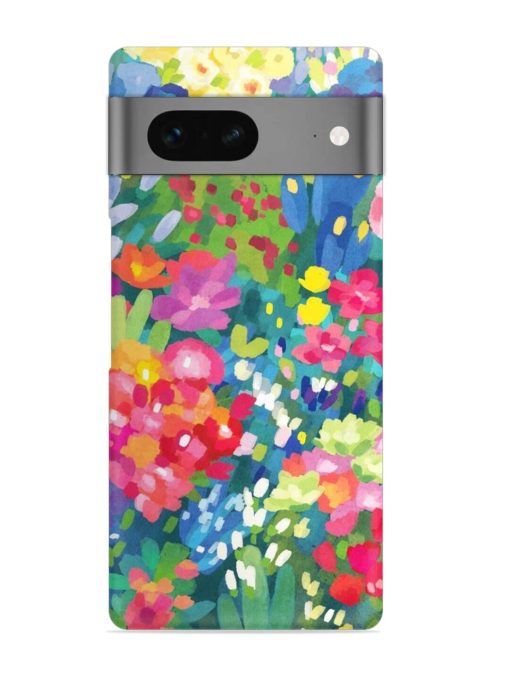 Watercolor Flower Art Snap Case for Google Pixel 7 Zapvi