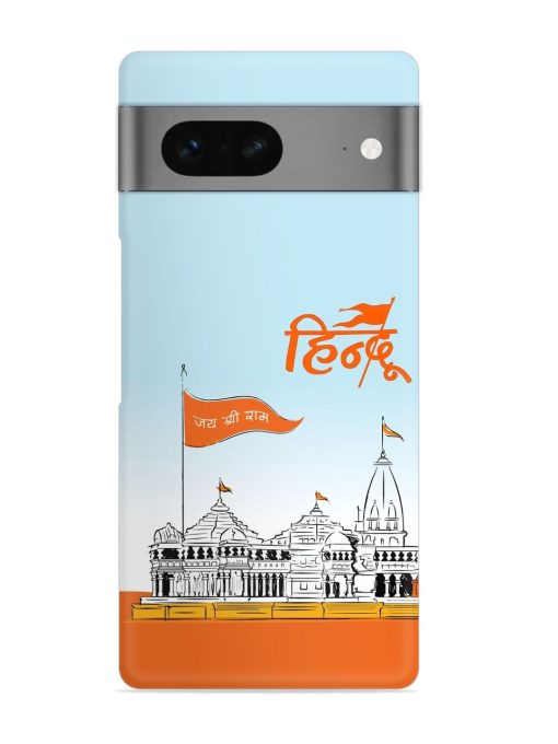 Ram Mandir Hindu Snap Case for Google Pixel 7