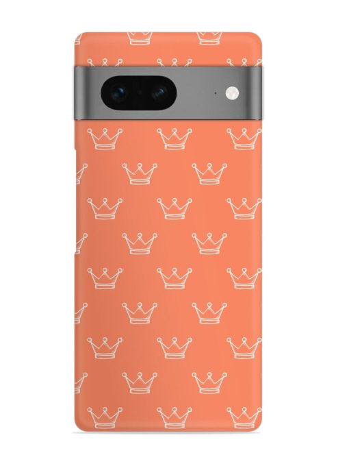 Hand Drawn Crown Snap Case for Google Pixel 7 Zapvi