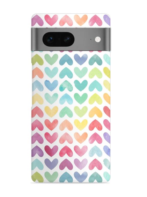 Seamless Colorful Watercolor Snap Case for Google Pixel 7