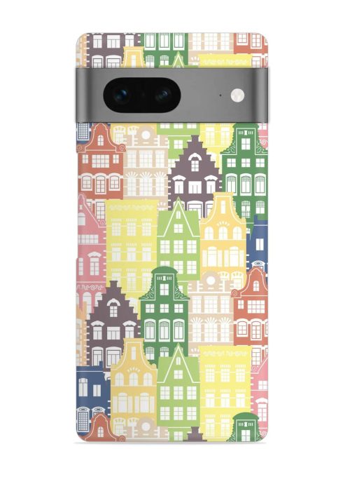 Seamless Shapes Pattern Snap Case for Google Pixel 7 Zapvi