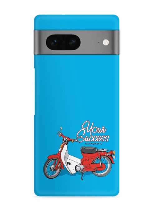 Motorcycles Image Vector Snap Case for Google Pixel 7 Zapvi