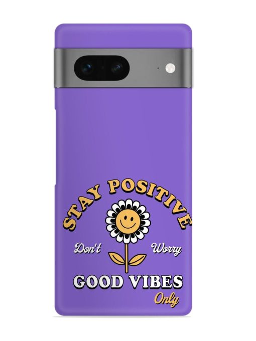 Retro Positive Flower Snap Case for Google Pixel 7