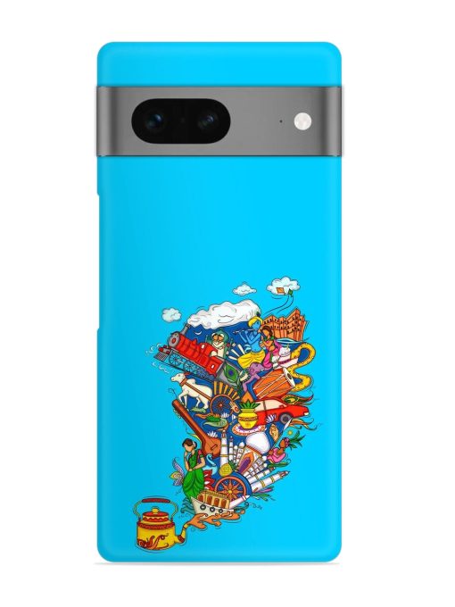 Vector Design Indian Snap Case for Google Pixel 7 Zapvi