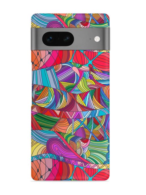 Seamless Patterns Hand Drawn Snap Case for Google Pixel 7