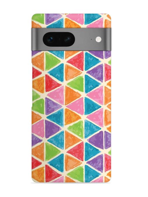 Seamless Colorful Isometric Snap Case for Google Pixel 7 Zapvi