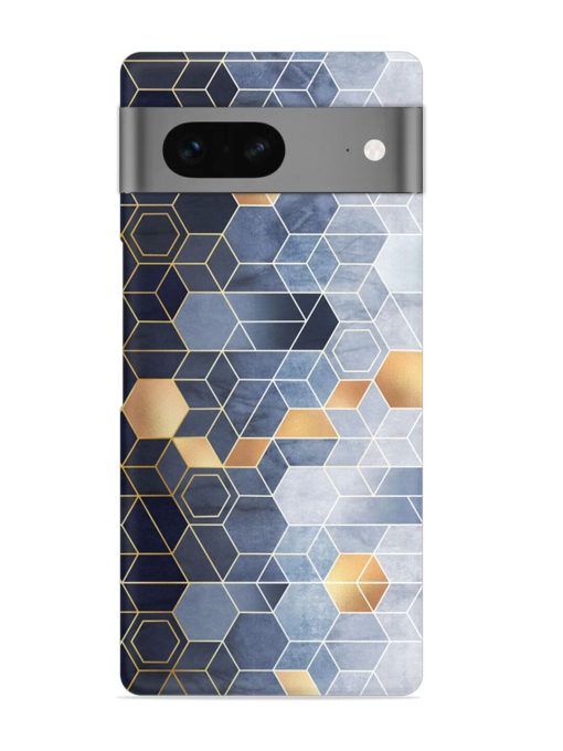 Geometric Abstraction Hexagons Snap Case for Google Pixel 7