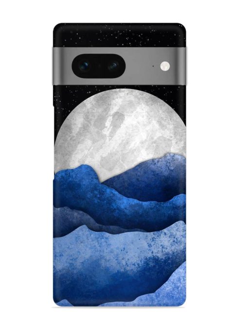 Full Moon Mountain Vector Snap Case for Google Pixel 7 Zapvi