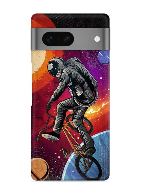 Super Eclipse Bmx Bike Snap Case for Google Pixel 7 Zapvi