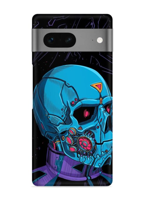 Skull Robo Vector Snap Case for Google Pixel 7 Zapvi