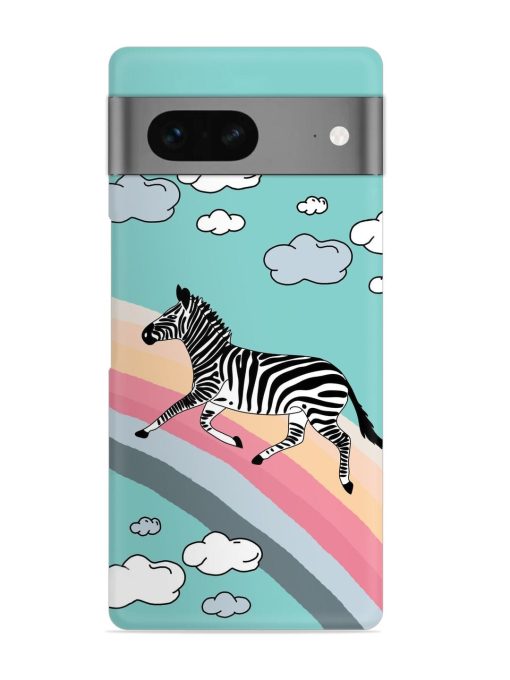 Running Zebra Snap Case for Google Pixel 7 Zapvi