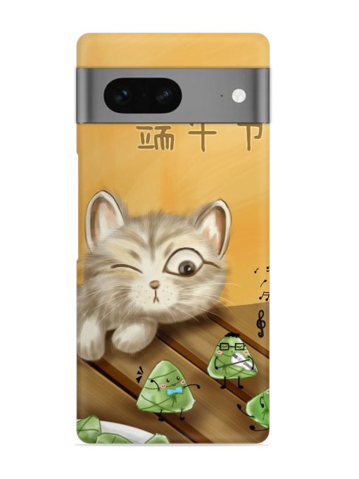 Cat Scorpion Dancing Snap Case for Google Pixel 7 Zapvi