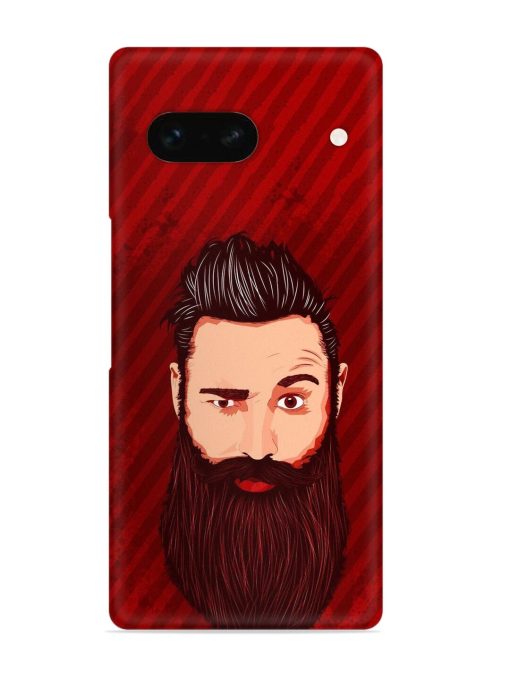 Beardo Man Snap Case for Google Pixel 7A Zapvi