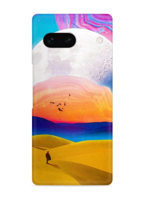 Sandy Desert Snap Case for Google Pixel 7A Zapvi