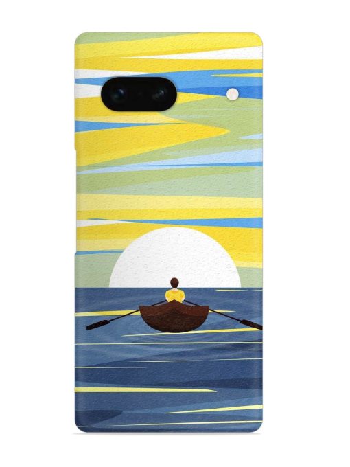 Rowing Person Ferry Paddle Snap Case for Google Pixel 7A Zapvi