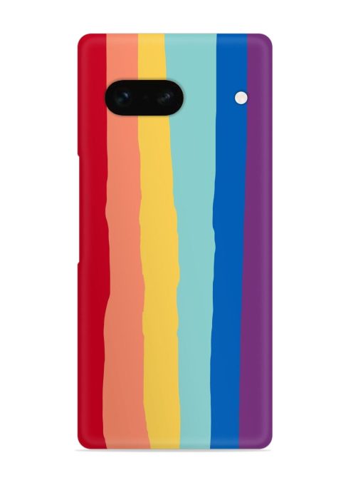 Rainbow Genuine Liquid Snap Case for Google Pixel 7A