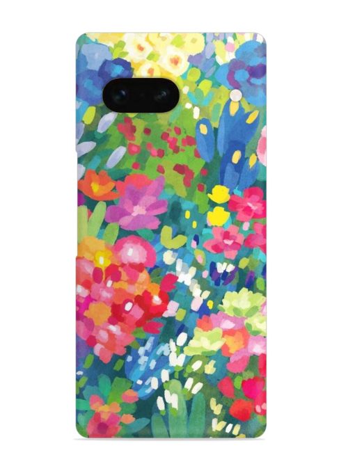 Watercolor Flower Art Snap Case for Google Pixel 7A