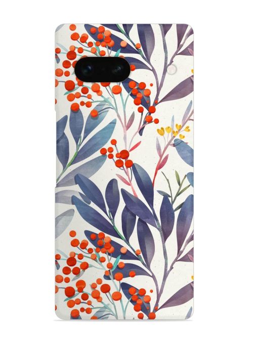 Seamless Floral Pattern Snap Case for Google Pixel 7A Zapvi