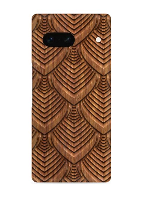 Carved Pattern On Snap Case for Google Pixel 7A