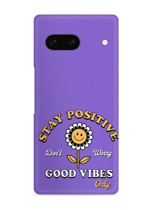 Retro Positive Flower Snap Case for Google Pixel 7A Zapvi