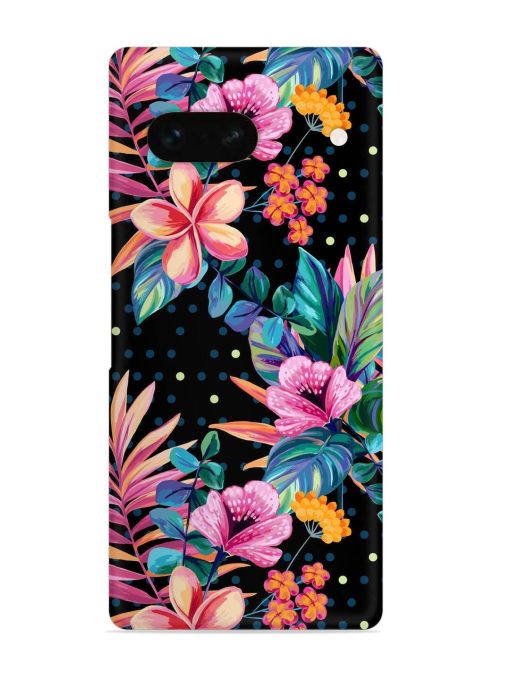 Seamless Floral Pattern Snap Case for Google Pixel 7A Zapvi