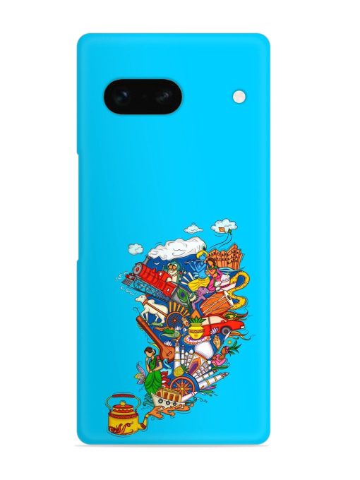 Vector Design Indian Snap Case for Google Pixel 7A Zapvi