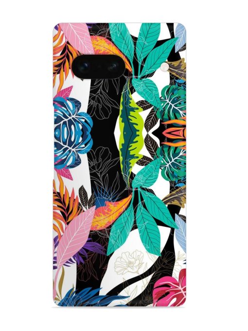 Floral Pattern Bright Snap Case for Google Pixel 7A Zapvi