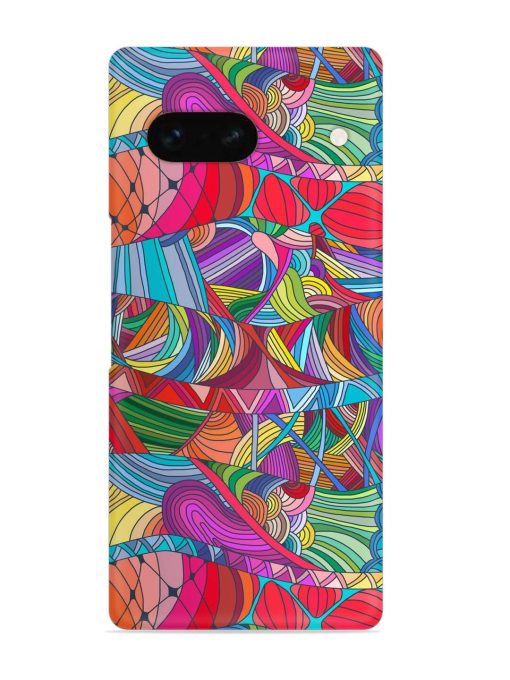 Seamless Patterns Hand Drawn Snap Case for Google Pixel 7A