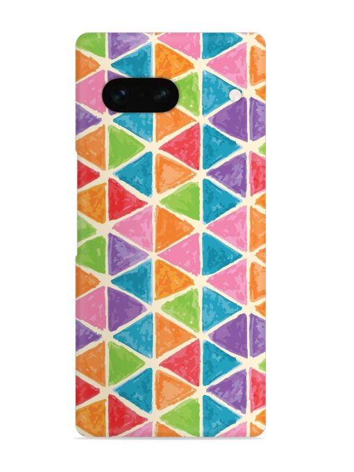 Seamless Colorful Isometric Snap Case for Google Pixel 7A Zapvi