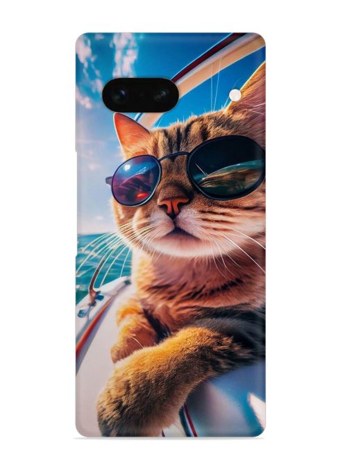 Cat In Style Snap Case for Google Pixel 7A Zapvi