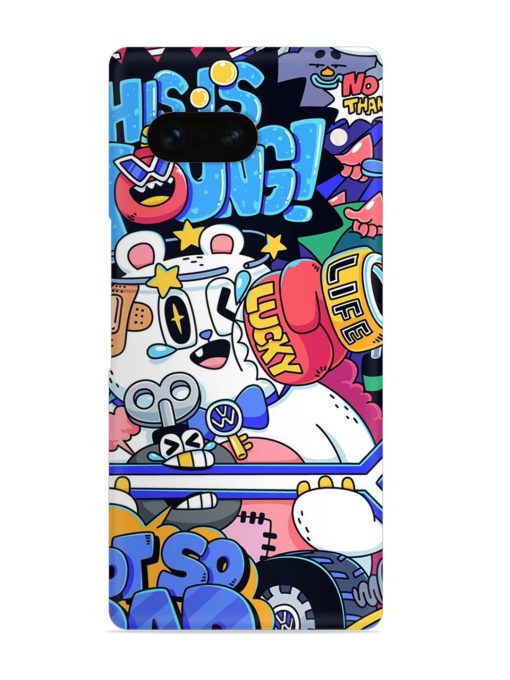 Universal Doodle Snap Case for Google Pixel 7A Zapvi