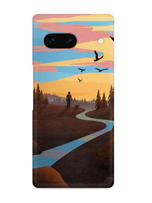 Natural Landscape Art Snap Case for Google Pixel 7A Zapvi