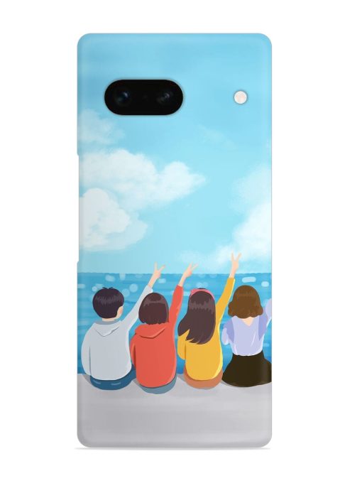 Happy Kids Snap Case for Google Pixel 7A Zapvi