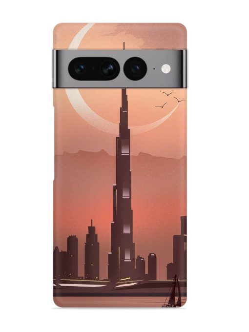 Landmark Burj Khalifa Snap Case for Google Pixel 7 Pro Zapvi