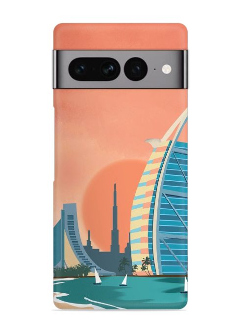 Dubai Architectural Scenery Snap Case for Google Pixel 7 Pro Zapvi