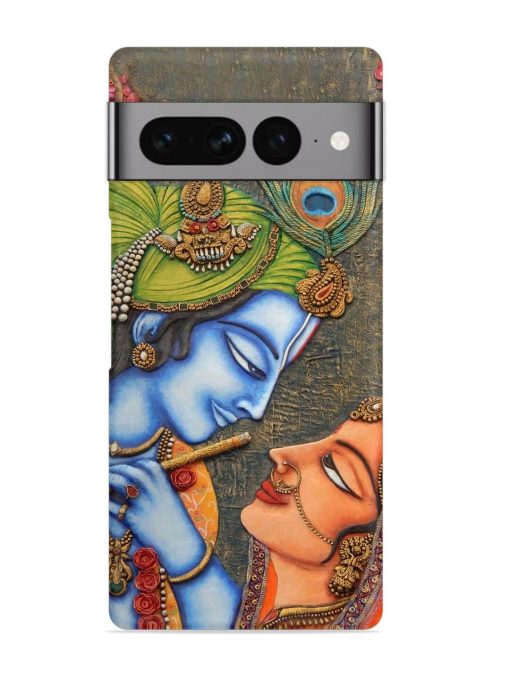 Lord Radha Krishna Flute Art Snap Case for Google Pixel 7 Pro Zapvi