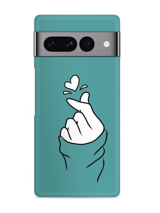 Korean Heart Sign Art Snap Case for Google Pixel 7 Pro Zapvi