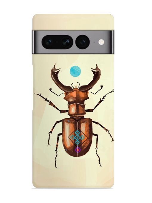 Stag Beetle Vector Snap Case for Google Pixel 7 Pro Zapvi