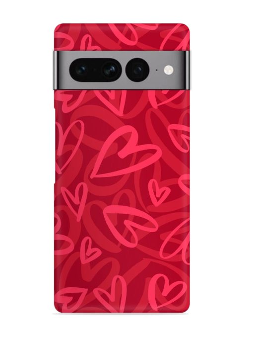 Seamless Romantic Pattern Snap Case for Google Pixel 7 Pro Zapvi