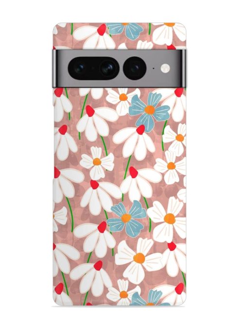 Abstract Petal Flowers Snap Case for Google Pixel 7 Pro Zapvi