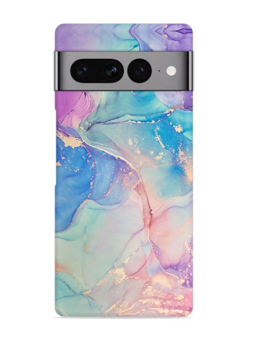 Alcohol Ink Colors Snap Case for Google Pixel 7 Pro Zapvi