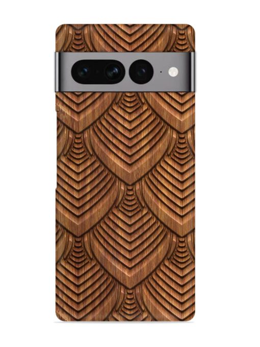 Carved Pattern On Snap Case for Google Pixel 7 Pro Zapvi