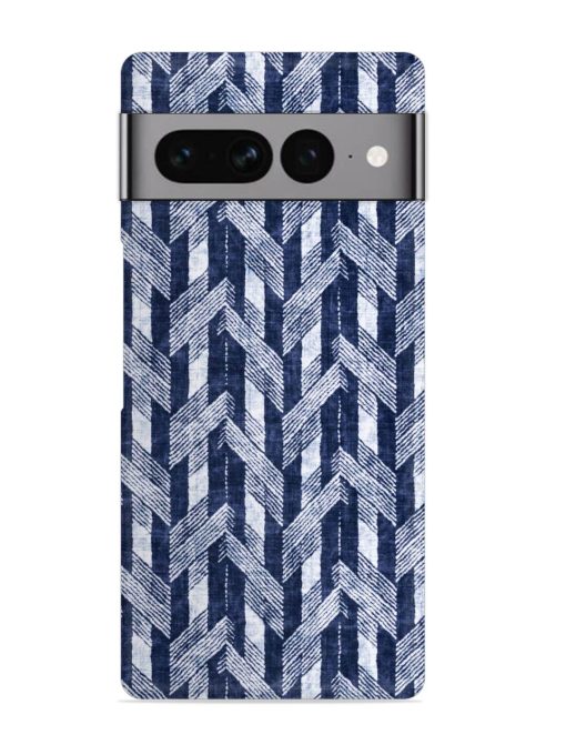 Abstract Herringbone Motif Snap Case for Google Pixel 7 Pro Zapvi