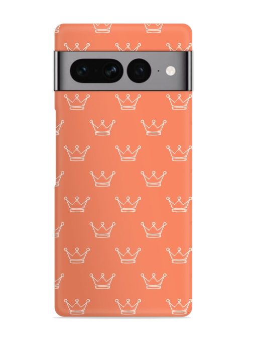 Hand Drawn Crown Snap Case for Google Pixel 7 Pro Zapvi