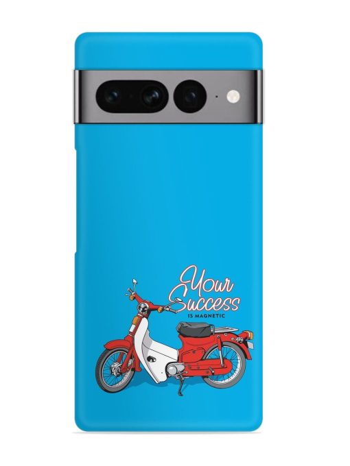 Motorcycles Image Vector Snap Case for Google Pixel 7 Pro Zapvi