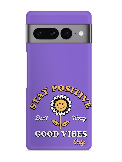 Retro Positive Flower Snap Case for Google Pixel 7 Pro