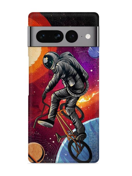 Super Eclipse Bmx Bike Snap Case for Google Pixel 7 Pro Zapvi